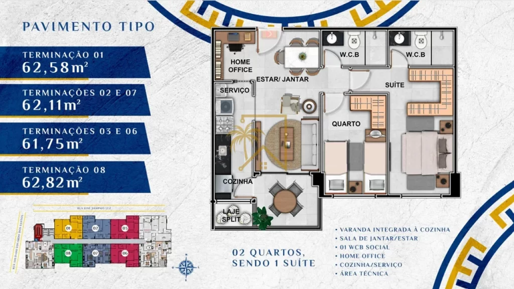 Apartamento Ponta Verde Maceio 2 Quartos e Suíte — imagem 17