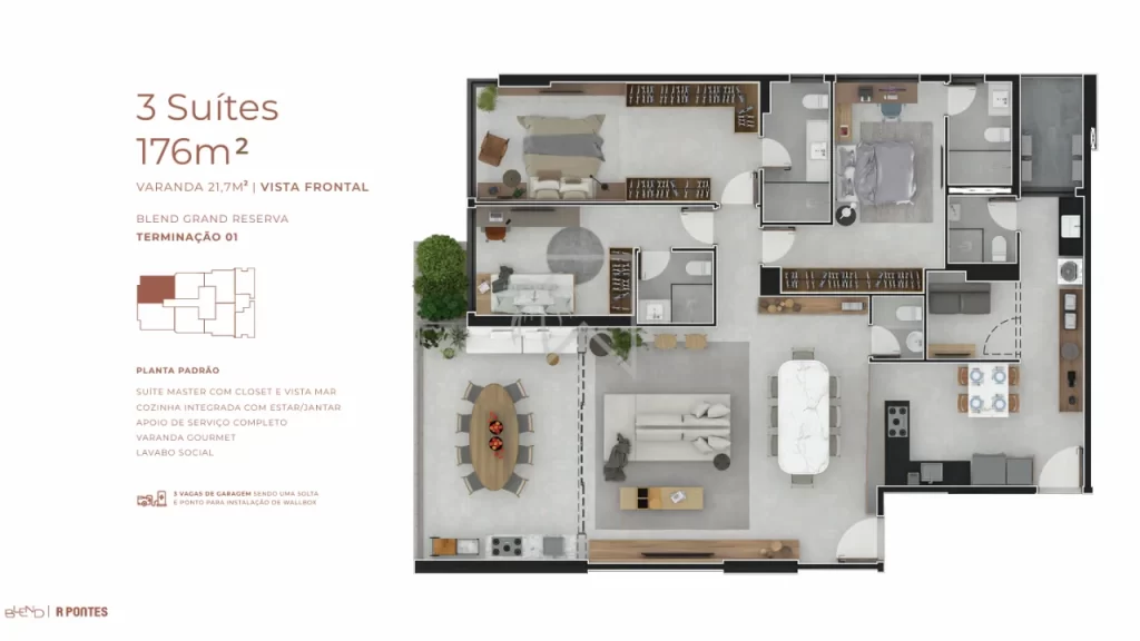 Blend Grand Reserva Apartamentos Alto Padrão — miniatura 15
