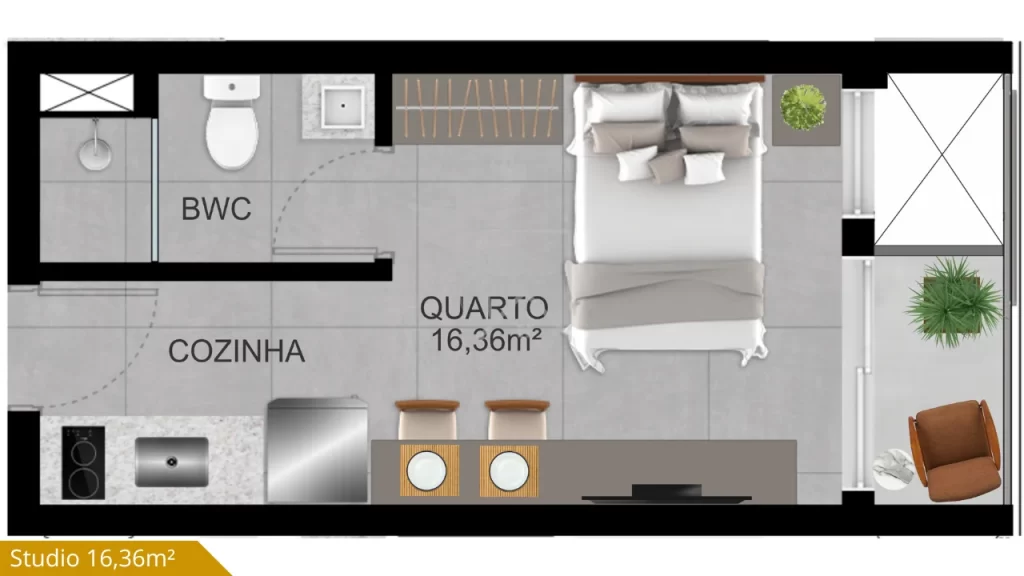 Sitges Telesil Mais: Studios Modernos na Jatiúca, Maceió — miniatura 20