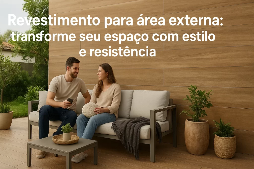 revestimento para área externa