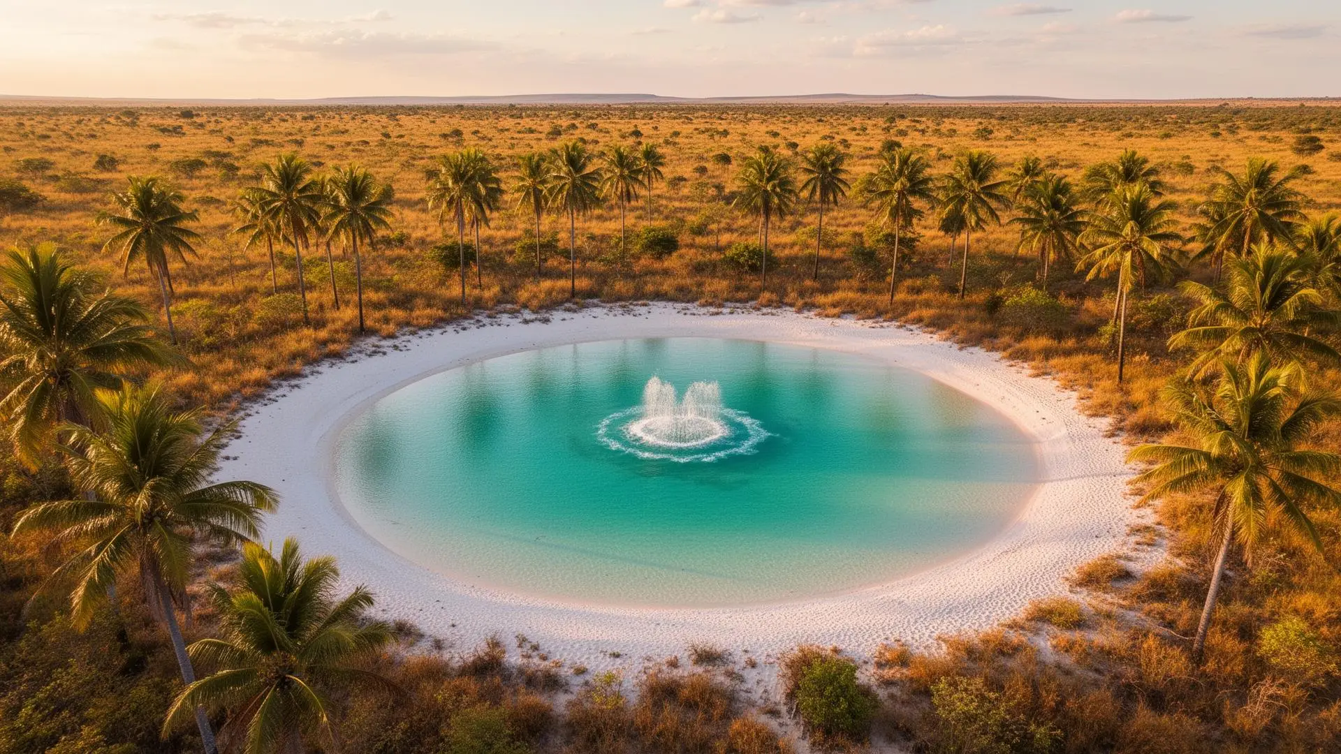 Fervedouros do Jalapão — piscina natural turquesa no cerrado tocantinense