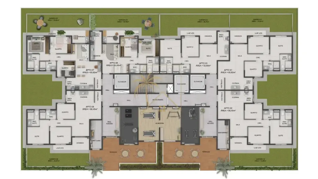 Mood Jacarecica: apartamentos 2 e 3 quartos vista-mar em Maceió — miniatura 32