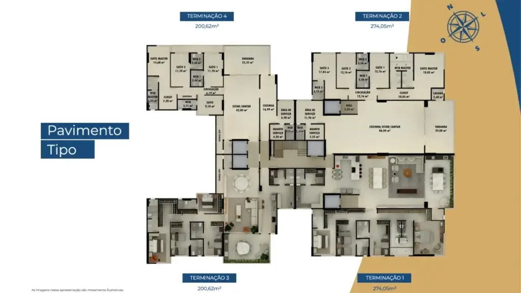 Algarve Residence Maceió | Apartamentos Luxo Pé na Areia — miniatura 39